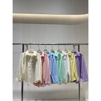 Gambar Kemeja Lengan Panjang Pita Desain Jaket Kemeja Pelindung Matahari Kasual Gaya Malas Longgar Musim Panas Wanita #W417 Design bow long-sleeved shirt women's summer loose lazy style casual sun protection shirt jacket - white dari Rapiki Store undefined 5 Tokopedia
