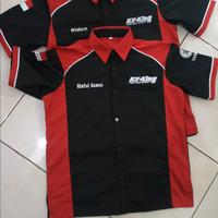 Gambar kemeja YAMAHA RX KING Custom NAMA Baju Bordir Seragam Pria Hitam Fit Nyaman Hem - 3warna tanpa Bordir, M dari Deans305allstore undefined 5 Tokopedia