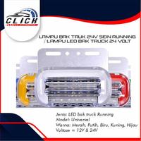 Gambar Lampu Bak Truk 24V Sein Running / Lampu LED Bak Truck 24 Volt dan 12 volt - Kuning, 24V dari Clickautomotiveid undefined 1 Tokopedia