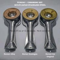 Gambar TUNGKU / CEROBONG MULTI JAPAN STAINLESS STEEL SET - Tungku Saja dari Safarinaa Store undefined 1 Tokopedia