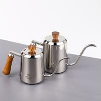 Gambar KETTLE LEHER ANGSA MODEL GAGANG KAYU 350 600 ml - KETTLE GOOSNECK FOR POUR OVER - 350 ml dari Sameo Coffee undefined 3 Tokopedia