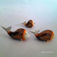 Gambar Set 3pcs Patung Kayu ikan hiasan dekorasi kerajinan handmade Bali dari Made Sukawati undefined 4 Tokopedia