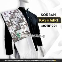 Gambar Sorban Kashmiri Original | Uk.200x100 | Perlengkapan Sholat | Perlengkapan Ibadah | Sorban Asli | Aksesoris Sholat Putih - Abu-Abu dari Pusat Sajadah 1 undefined 3 Tokopedia