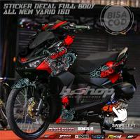 Gambar sticker striping decal full body vario 160 motif monster gurita variasi warna motor - kuning, glosy mengkilap dari STICKER DECAL AREA undefined 2 Tokopedia