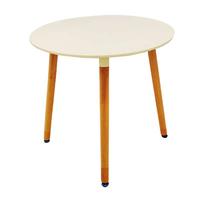 Gambar Atria Sheryl Meja Makan Bulat 120x75 Putih Kayu Minimalis - 120 x 75 cm dari Atria Furniture Official undefined 2 Tokopedia
