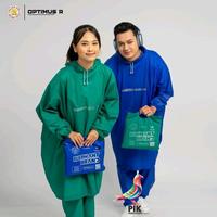 Gambar (Paket Hemat) Jas Hujan Ponco Celana Jumbo Optimus Beli 1 Dapat 2 PCS - Biru-Biru dari PIK Indonesia undefined 3 Tokopedia