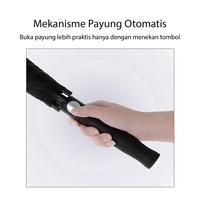 Gambar HUGO Payung Besar Jumbo Golf Otomatis Jari Fiber Premium Quality - Merah dari Hugo Houseware undefined 3 Tokopedia
