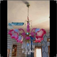 Gambar Lampu hias gantung/lampu hias modern/lampu hias dekorasi/lampu hias unik Kristal Akrilik Bohlam dari uniquelampbdg undefined 1 Tokopedia