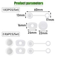 Gambar Straw Plug Cover Silicone Tutup Sedotan Anti Bocor Stopper Gelas Set - 3Pcs dari Daily Maket undefined 2 Tokopedia