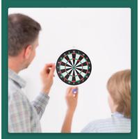 Gambar 【6 Jarum Lempar】Dart Board Bahan Berbulu Dua Sisi Dart Game Dart Board 17 Inch Dart Board Dewasa - 17Inci+6Dart dari Hoki.MALL undefined 3 Tokopedia