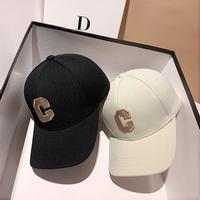 Gambar Topi wanita berhijab topi baseball topi cewek kece murah topi pantai wanita Cotton topi hitam polos Summer topi bucket premium huruf C pinggirannya besar - Hitam dari H-M Toko Kualitas undefined 1 Tokopedia