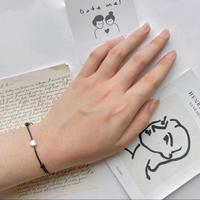 Gambar Putra Raflesia - Sepasang(2pcs) Gelang Couple Pasangan Korea Simpel Dan Elegan Mote Love Rhodium//Gelang coupelan//Gelang tangan//Gelang pertemanan//Gelang Tali - 1pcs tali putih dari Putra Raflesia acc undefined 1 Tokopedia
