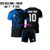 Gambar baju bola sablon nama + nomor SPORT Free Sablon Nama + Nomor Baju Bola Anak Laki Laki Perempuan Jersey Futsal SD Smp Bp1 - Hitam Biru, M dari Bisnis 9 Negara_NEW undefined 4 Tokopedia