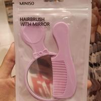 Gambar MINISO HAIR BRUSH WITH MIRROR Sisir & Cermin dari Miniso Surabaya undefined 1 Tokopedia