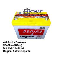 Gambar Aki Mobil Accu ASPIRA Premium NS60L 46B24L 45Ah dari Brotopart undefined 2 Tokopedia