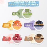 Gambar Wardah Nature Daily Tea Tree Oil Control Clay Capsule Mask dari Makeupuccino undefined 4 Tokopedia