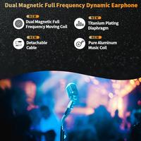 Gambar JCALLY MN In-ear HIFI Earphone Headset with Microphone alt KZ EDX Pro QKZ AK6 Pro CCA CRA TRN MT1 Pro - Gun Silver, Driver Only dari Kuping Sensi undefined 2 Tokopedia