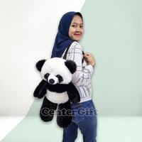 Gambar Tas Boneka Panda Ransel Lucu Bahan Bulu Halus Tas Panda Imut Gemoy - Ransel Panda dari CenterGift_NEW undefined 2 Tokopedia