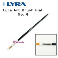 Gambar Kuas Lyra Pipih 04 - Lyra Taklon Art Brush Flat No.04 - Kuas Lukis Lyra - Lyra Art Brush Flat No. 04 dari Artpediashop undefined 2 Tokopedia