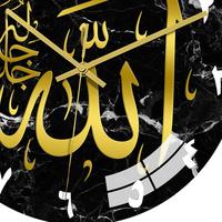 Gambar COD Jam Dinding Kaligrafi Arab Lafadz Allah Untuk Dekorasi Ruang Tamu Dan Kamar Desain Islami Modern Mewah Estetik Bahan Akrilik Besar 30 cm LISM - Hitam dari AEP STORE_NEW undefined 4 Tokopedia