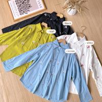 Gambar geneaby - Yuza Shirt Blouse Kemeja Atasan Wanita Emboidery Bordir Bahan Rayon Twill Premium - YUZA LIME dari geneaby.id undefined 3 Tokopedia