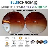 Gambar [BLUECROMIC LENS] 24 LENSA KACAMATA WARNA BROWN GRADASI/COKELAT Laki-laki Perempuan - BROWN GRADASI 80%, NORMAL dari optik kejora undefined 1 Tokopedia