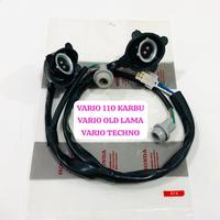 Gambar FITING LAMPU DEPAN VARIO 110 KARBU VARIO OLD LAMA VARIO TECHNO FITTING LAMPU COP DEPAN HONDA VARIO dari VanMotor undefined 1 Tokopedia