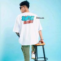 Gambar Kaos T-shirt Deliwafa Oversize Sambat Kok Bendino Size M L XL XXL Crew Neck - Hitam, XL dari Rvn fashion undefined 4 Tokopedia