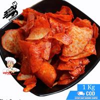 Gambar [TERBARU] KERIPIK SINGKONG 250g PEDAS MANIS / KERIPIK LENGKET DIJAMIN NAGIH |  jajanan jadul murah makanan ringan snack kiloan camilan COD - 250g dari Hamba Snack undefined 2 Tokopedia
