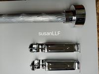 Gambar Batang Besi Gordeng/Rollet/ Gordyn/Hordeng/Ordeng Fullset Silver Ulir Minimalis Kecil Cocok Untuk Kusen Kayu Kusen Alumunium dan Kusen Plastik Pemasangan Untuk Dalam Ruangan Kayu Dipasang di Dinding Kamar Tidur Pindah Rumah Modern Putih - 50cm/Setengah meter dari susanLLF undefined 1 Tokopedia