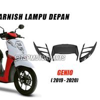 Gambar Garnish Genio Honda TGP Aksesoris Motor Variasi - Black Chrome dari TGP Motorparts undefined 5 Tokopedia