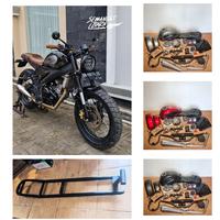 Gambar PAKET SCRAMBLER JAPSTYLE VIXION  PAKET SCRAMBLER VIXION GAMPANG PASANG - hitam doff prem, 1-23 item dari semangat baru motor yogyakarta undefined 1 Tokopedia