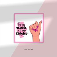 Gambar Hiasan Pajangan Dinding Walldecor Kuku Nail Art Eyelash Dekorasi Salon Kecantikan Kamar Cewek - WALL NAIL 2 dari ALATSULAMALISKOREA undefined 2 Tokopedia