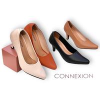 Gambar Sepatu kerja wanita brand matahari kekinian hak lancip 5cm pnt 9 sakura heels Shoes - Connex PnT9 cream, 37 dari GSMJ undefined 1 Tokopedia