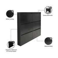Gambar Informa Levi Kabinet Sepatu 6 Tingkat - Hitam Organizer Sandal Dan Sepatu Rak Lemari Alas Kaki Serbaguna Tempat Penyimpanan Sendal dari Informa Indonesia undefined 3 Tokopedia