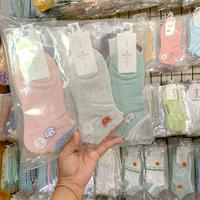 Gambar [GROSIR 12 PSG] Kaos kaki korea remaja dewasa panjang pendek murah import motif - 12 Panjang, dipakai sendiri dari Pritysocks undefined 3 Tokopedia