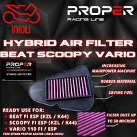 Gambar AIR FILTER SARINGAN UDARA PROPER RACING LINE BEAT FI ESP SCOOPY FI ESP VARIO 110 KZL K44 BEAT POP HYBRID AIR FILTER SARINGAN UDARA MOTOR dari Inioli Motor undefined 1 Tokopedia