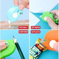 Gambar Cutter Mini Karakter Pisau Kater Kecil Piso Alat Pemotong Perobek Kertas Kardus Plastik Lainnya Tajam Mudah di bawa Portable Travel Knife - DISTRIBUTHOR - Kuning dari DISTRIBUTHOR undefined 3 Tokopedia