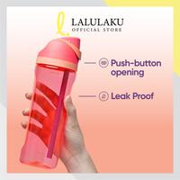 Gambar Botol Minum Owala Freesip Transparan Water Bottle with Locking Push Button 24 Oz 710 ML - Pink dari Lalulaku undefined 5 Tokopedia
