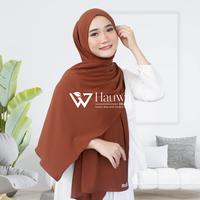 Gambar Hauwa - Pashmina Instan Jersey Premium Size 180 x 75 by Hauwa jilbab panjang  syal  wanita - Hitam dari Hauwa Hijab store undefined 4 Tokopedia
