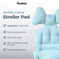 Gambar QUOKKA Luxury - Stroller Pad Premium Alas Stroller Bayi Bantal Duduk | Carseat  Bayi Empuk Empuk - Blue dari Bayi Keraton Mom & Baby Shop undefined 4 Tokopedia