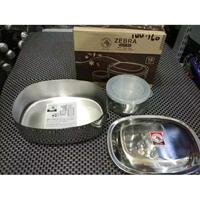 Gambar Lunch Box ZEBRA With Inner Box Stainless Steel 16 Cm Kotak Makan 152016 dari Tokorida undefined 2 Tokopedia