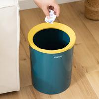 Gambar Vusign Trash Can / Tempat Sampah / Tong Sampah Ruang Tamu Warna Pink Biru 29 CM VS1104 Merah Plastik - Biru Muda, Standar dari Deli.Indonesia undefined 3 Tokopedia