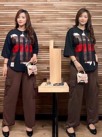 Gambar Setelan Cargo Viral LD120 Stelan Atasan Oversize Celana Cargo Sr2217 Wanita Baju - LAVA dari GREAT OLSHOP_NEW undefined 2 Tokopedia