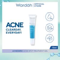 Gambar WARDAH Acnederm Acne Spot Treatment Gel 15 ml - Totol Jerawat dengan BHA dan Willowherb Extracts - Menyamarkan Noda Bekas Jerawat dan Mengurangi Kemerahan - Skincare - 15 ml dari wardahbeautyid undefined 4 Tokopedia