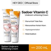 Gambar Krim Pemutih Ketiak Sadoer Vitamin C Whitening Cream Underarm 50 Gr Alami Pemutih SR017 - Hey Deo.ID - Sadoer dari HEY DEO.ID undefined 2 Tokopedia