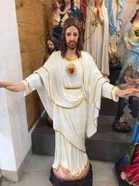 Gambar Patung Rohani Katolik Tuhan Yesus Memberkati Putih 1,1 Meter / Include Packing Kayu Asuransi - patung dari Yeraya Toko Rohani undefined 2 Tokopedia