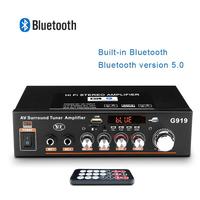 Gambar Bluetooth Audio Amplifier G919/G919H Home Theater FM 800W 1000W Power Audio Sound System Ampli Full Bass Subwoofer Power Amplifier Mini Bluetooth Ampli Murah Cuci Gudang Audio Karaoke Home Amplifier - G919(800W) dari TOPMIRALE undefined 3 Tokopedia