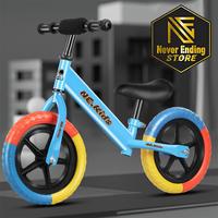 Gambar Sepeda Balance Bike Pushbike NEKIDS Keseimbangan anak Roda 2 Umur 2 3 4 5 6 tahun Perempuan Laki Laki - Hitam dari NeverEnding Store undefined 5 Tokopedia