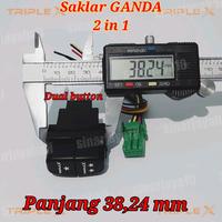 Gambar saklar double 2mode ganda 2 led dasboard lampu tambahan mobil tembak foglamp kabut foglight dobel Car Kabel dari sinarjayabali undefined 3 Tokopedia